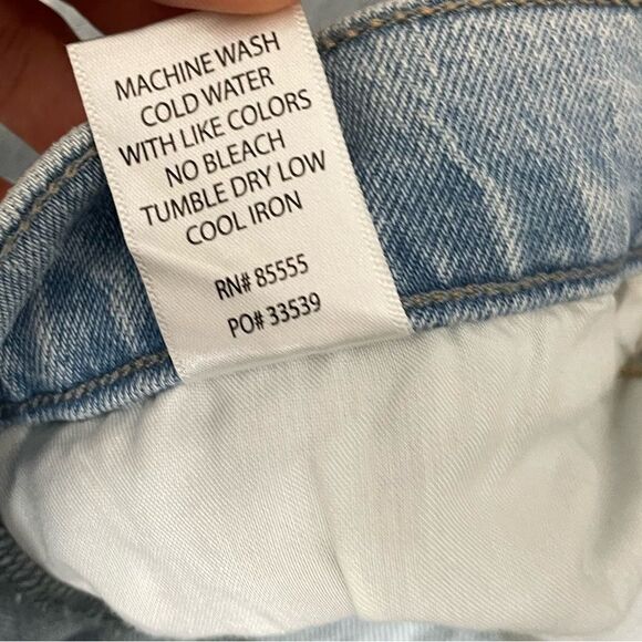 Pistola Kate Distressed Raw Hem Ankle Straight Leg Jeans Size 29 - Picture 8 of 10